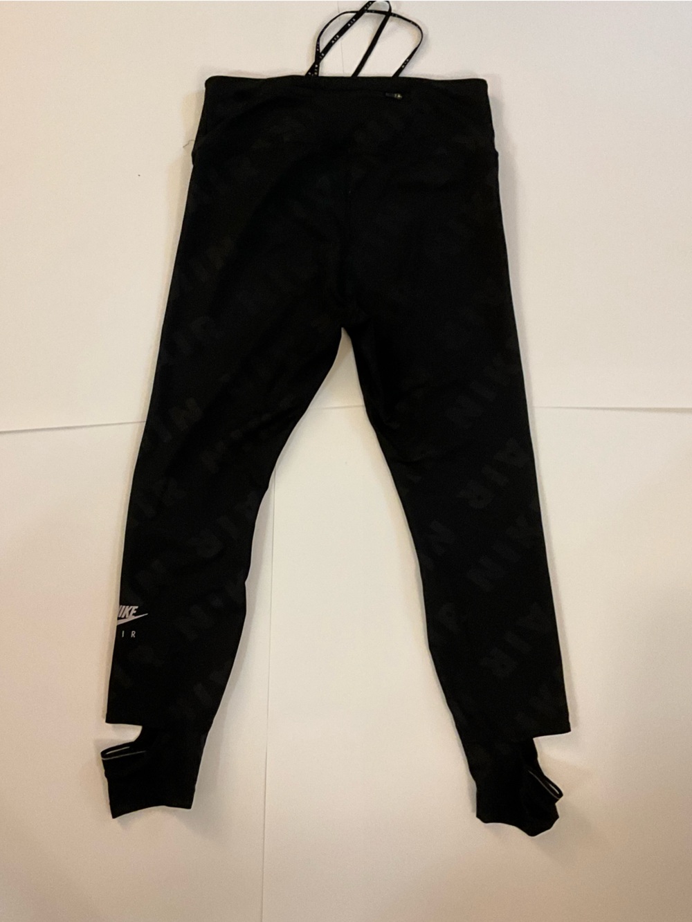 Nike Dri-FIT Black Camo Stirrup Leggings - Size L - Picture 6 of 9